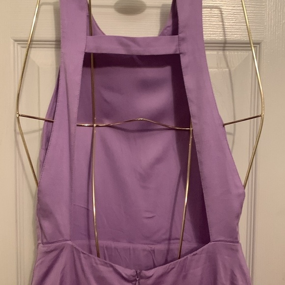 NWT silence + noise Lilac Backless Dress Size 4 - Picture 4 of 11